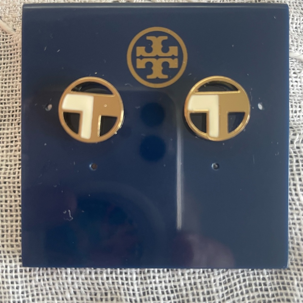 Tory Burch Gold Stud Earrings